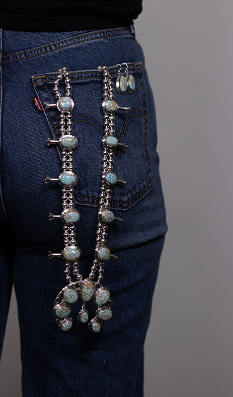 No. 8 Squashblossom Necklace Set