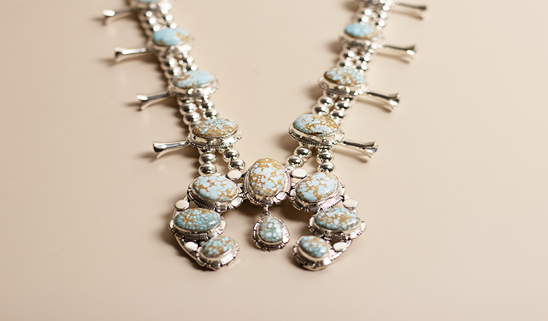 No. 8 Squashblossom Necklace Set
