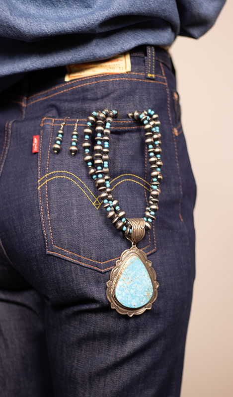 Happy Piasso Beaded Pendant Necklace Set