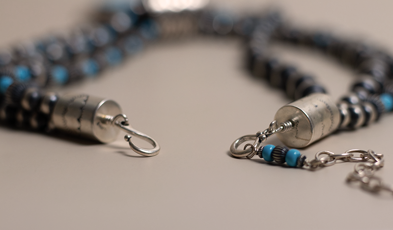 Happy Piasso Beaded Pendant Necklace Set