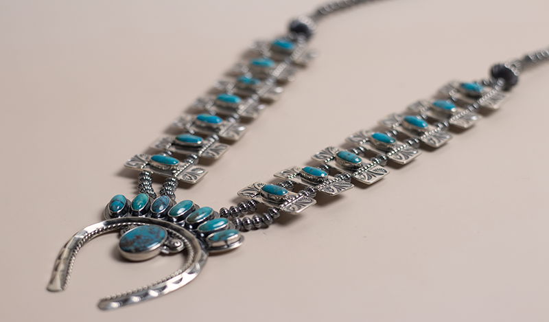 History of the Native American Squash Blossom Necklace