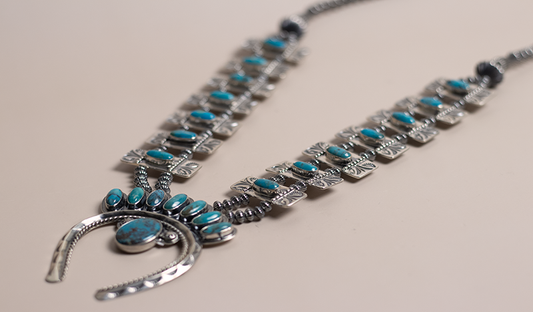 History of the Native American Squash Blossom Necklace
