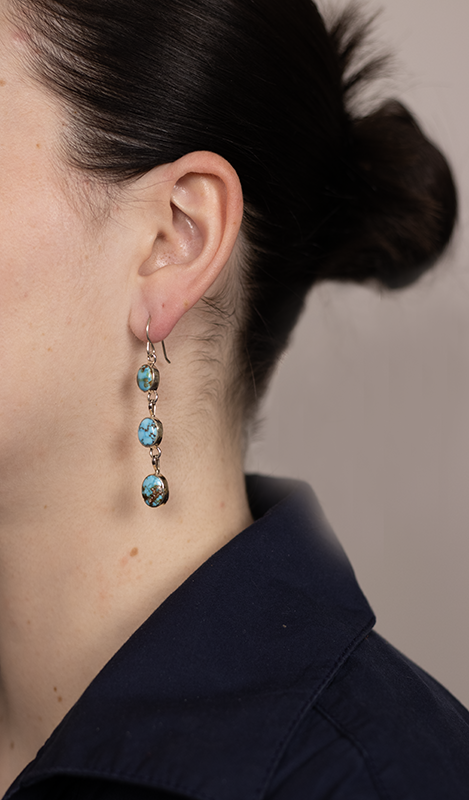 Sonoran Blue Dangle Earrings