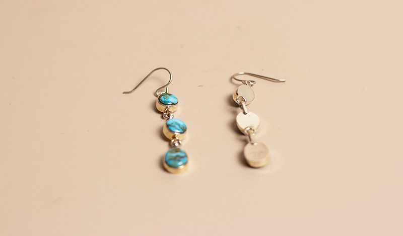Sonoran Blue Dangle Earrings