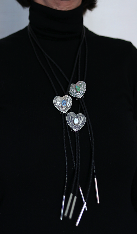 Sonoran Gold Turquoise Heart Bolo