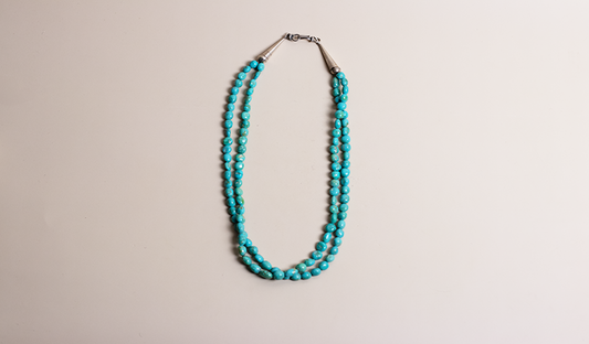 Sleeping Beauty Turquoise Nugget Necklace