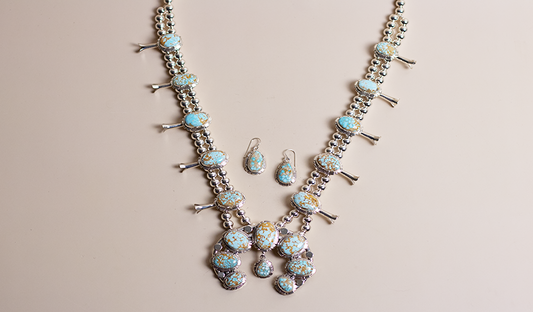No. 8 Squashblossom Necklace Set