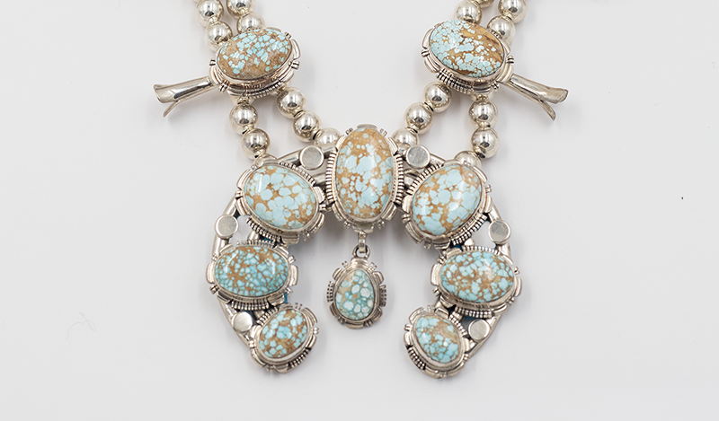 No. 8 Squashblossom Necklace Set