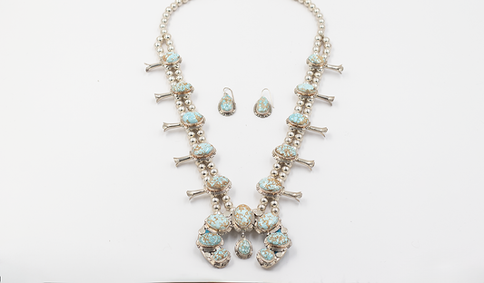 No. 8 Squashblossom Necklace Set