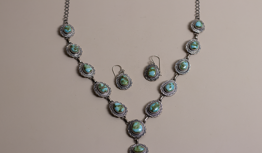 Sonoran Gold Lariat Necklace Set