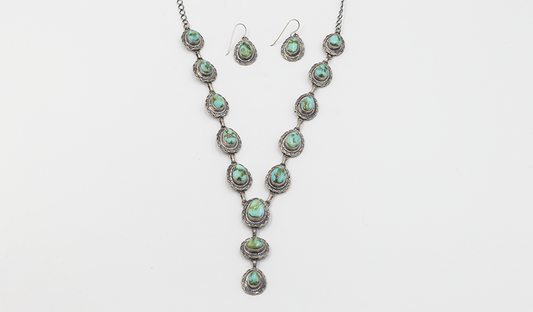 Sonoran Gold Lariat Necklace Set