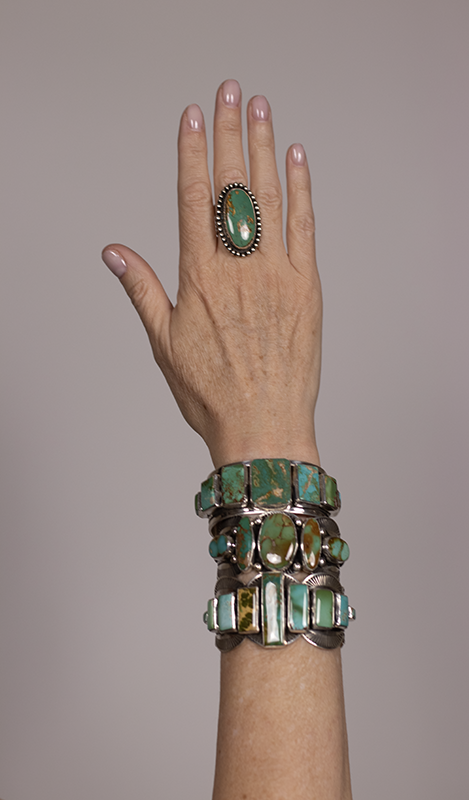 7 Stone Bonecutter Cuff