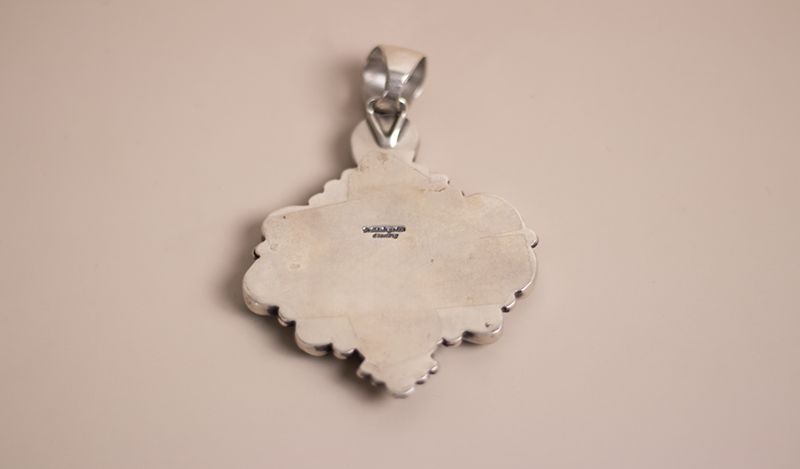 9 Stone Sonoran Gold Turquoise Pendant