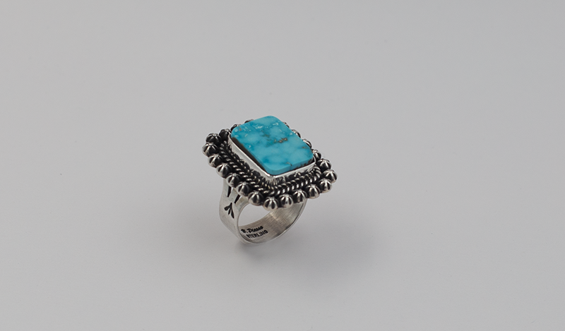 Square Kingman Star Ring