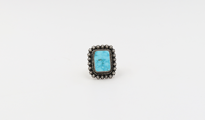 Square Kingman Star Ring