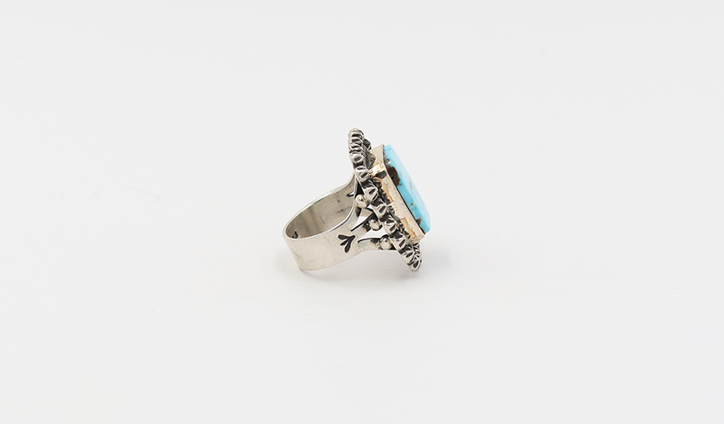 Square Kingman Star Ring