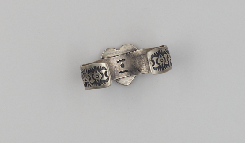 White Buffalo Heart Cuff