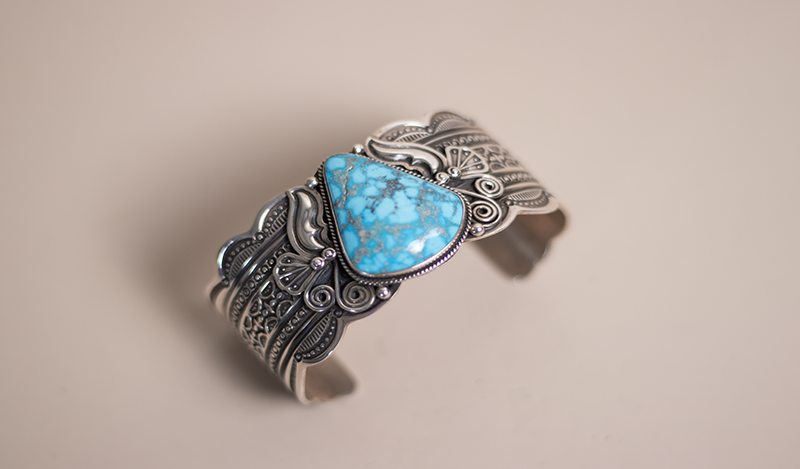 Water-Web Turquoise Cuff