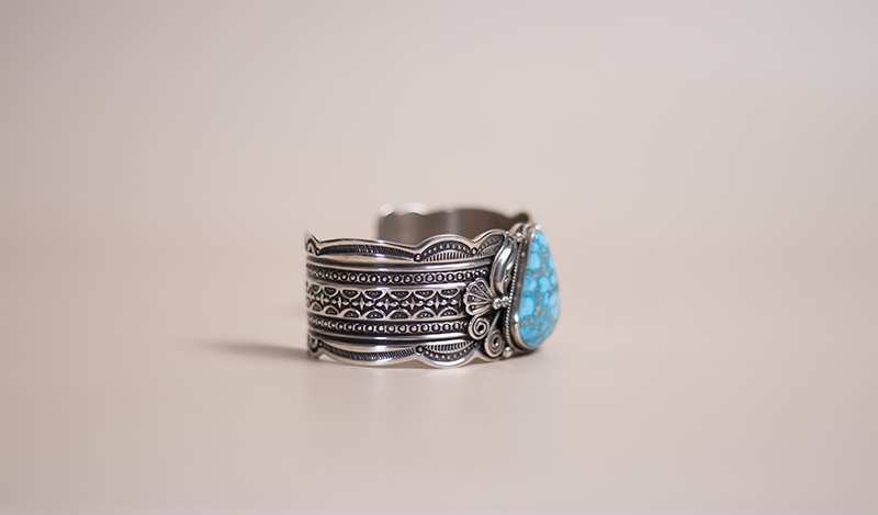 Water-Web Turquoise Cuff