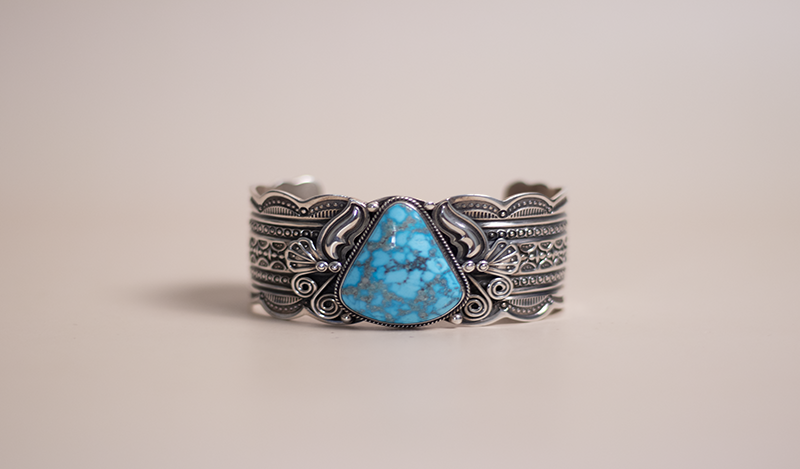 Water-Web Turquoise Cuff