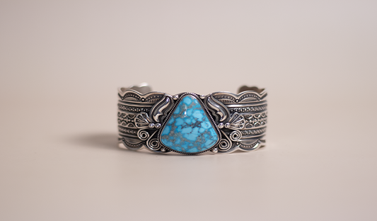 Water-Web Turquoise Cuff