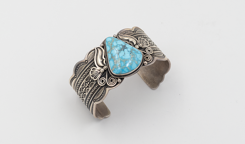 Water-Web Turquoise Cuff