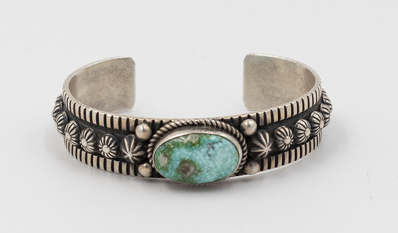 Single Stone Sonoran Gold Cuff