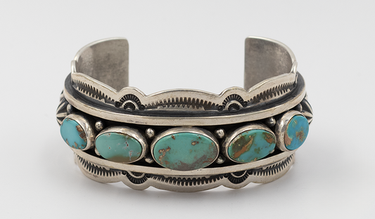 Heavy Stamped Royston Cuff
