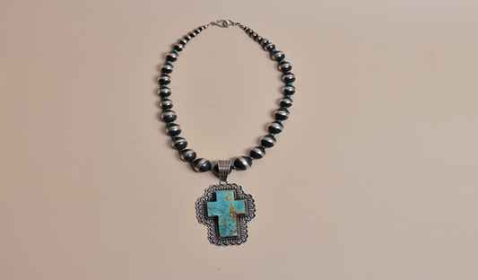 Kingman Cross Necklace