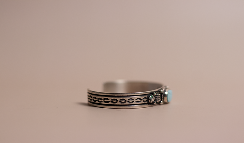 Thin Stamped No. 8 Cuff