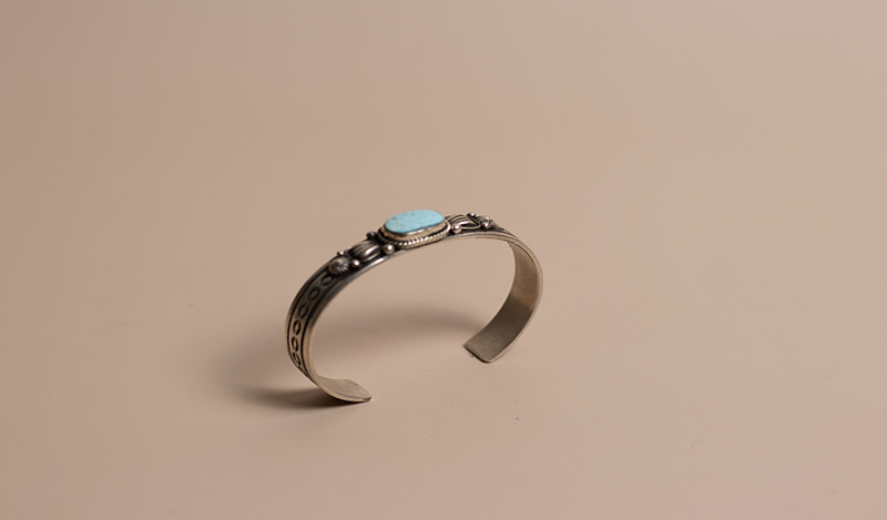 Thin Stamped No. 8 Cuff