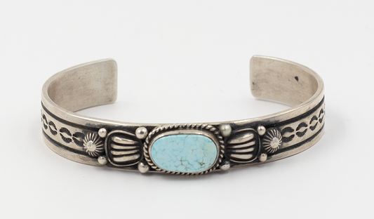 Thin Stamped No. 8 Cuff