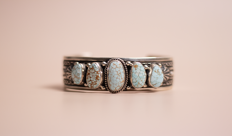 5 Stone No. 8 Turquoise Cuff