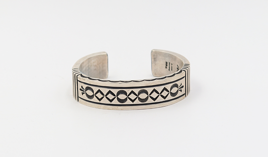 Double Sided Silver Cuff