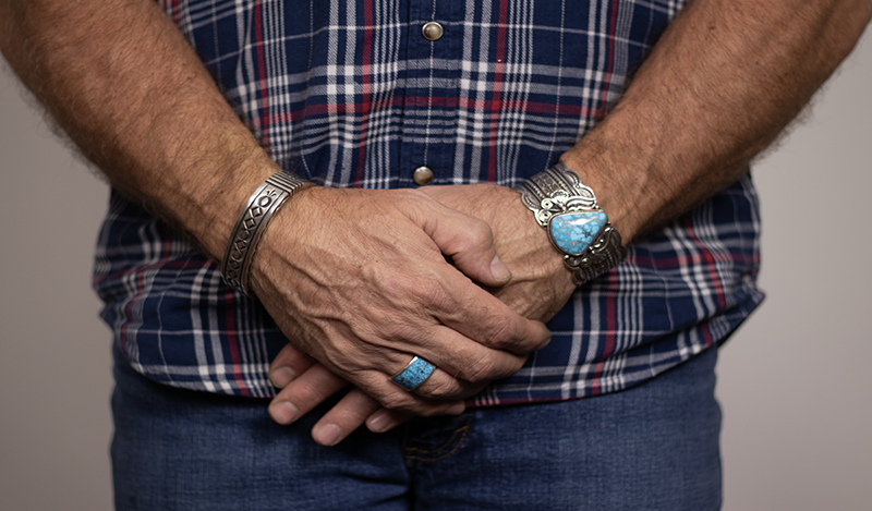 Water-Web Turquoise Cuff