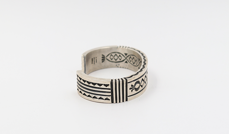 Double Sided Silver Cuff