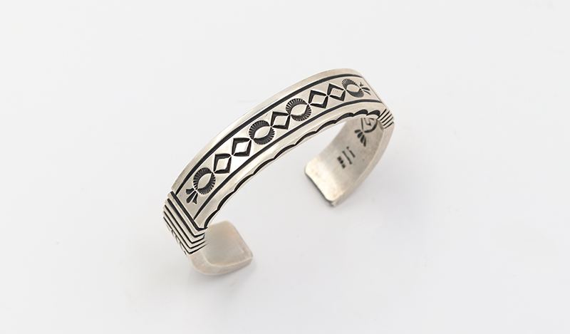 Double Sided Silver Cuff