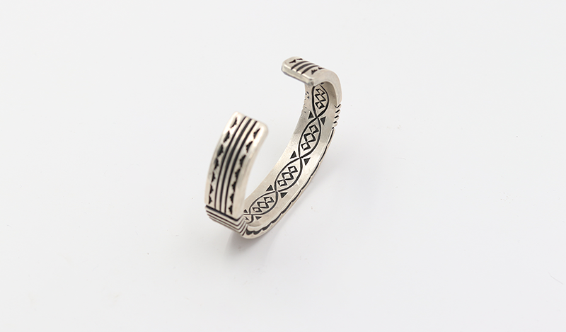 Double Sided Silver Cuff