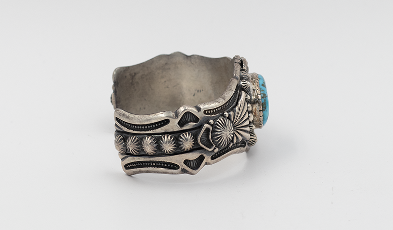 Harry Begay Ingot Silver Morenci Cuff