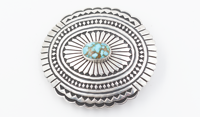 Sonoran Blue Belt Buckle