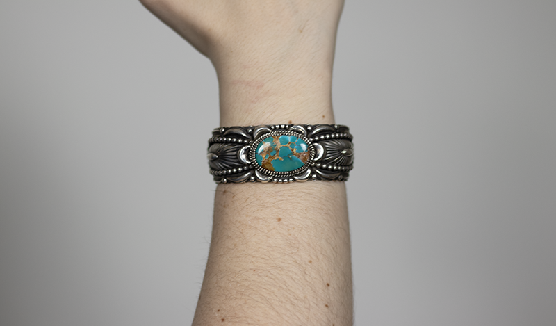 Large Royston Turquoise Cuff