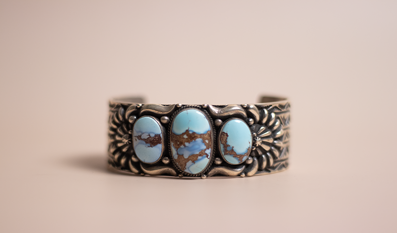 3 Stone Golden Hills Cuff