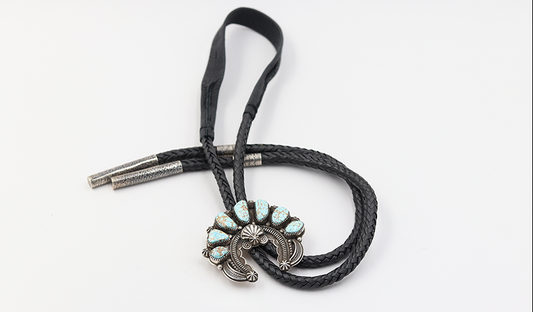 No. 8 Turquoise Bolo Tie