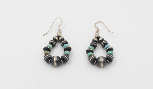 Larimar Beaded Earrings
