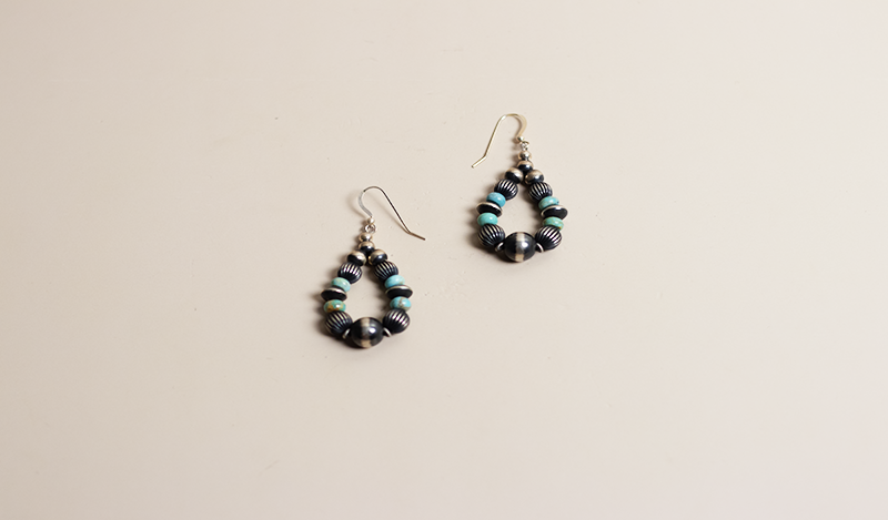 Larimar Beaded Earrings