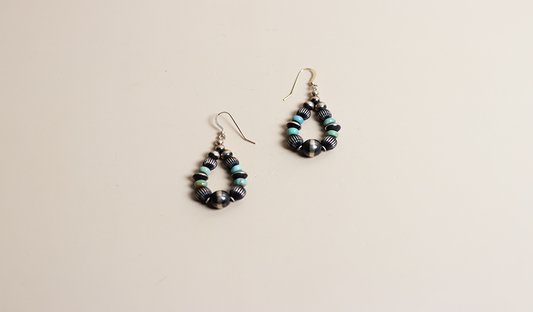 Larimar Beaded Earrings