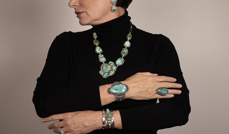 Sonoran Gold Floral Necklace Set