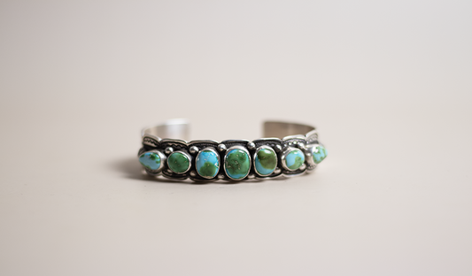7 Stone Oval Sonoran Gold Cuff