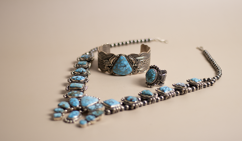 Water-Web Turquoise Cuff
