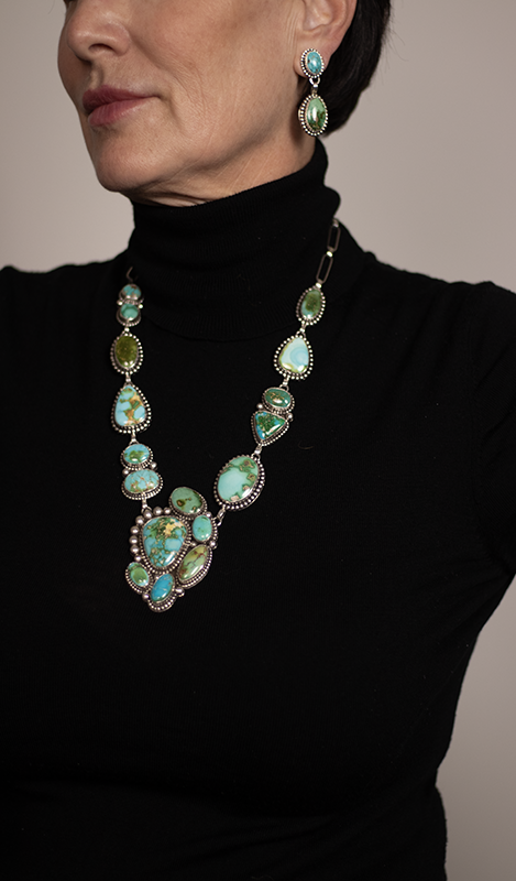 Sonoran Gold Floral Necklace Set